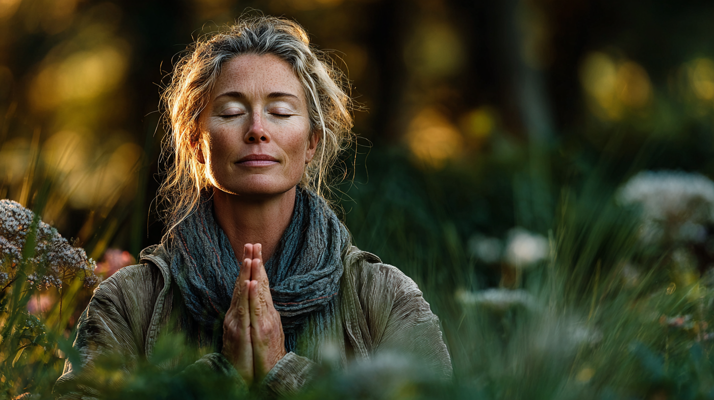 Чоловік середнього віку займається спортом на свіжому повітрі
